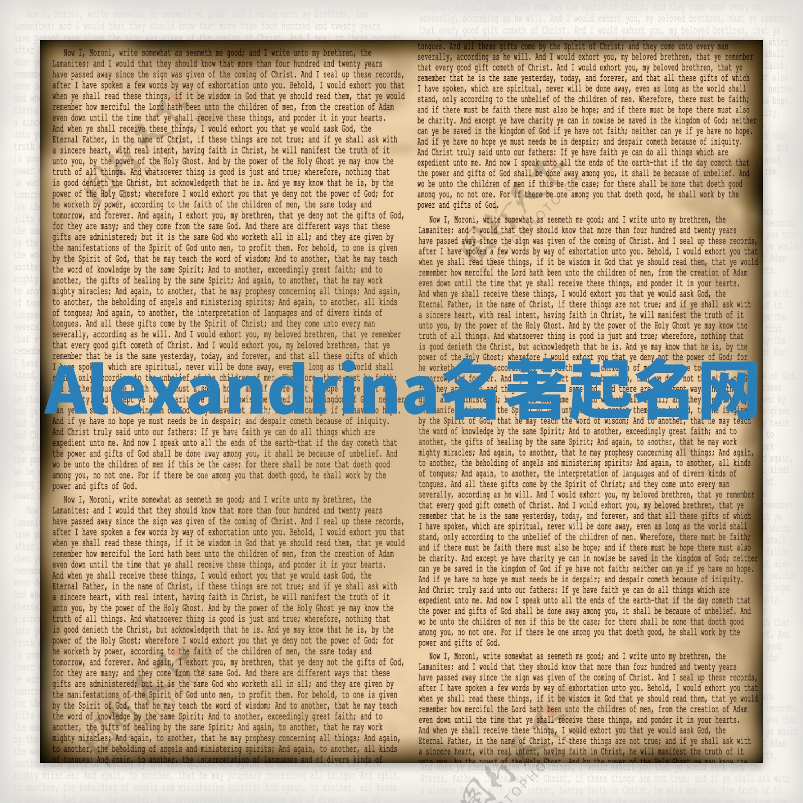 Alexandrina名著起名网