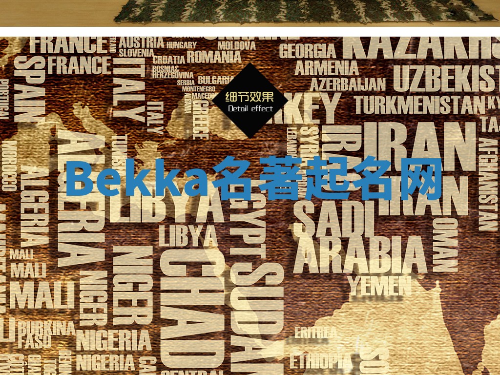 Bekka名著起名网