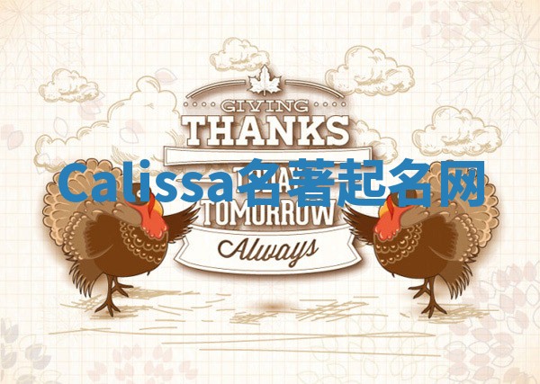 Calissa名著起名网