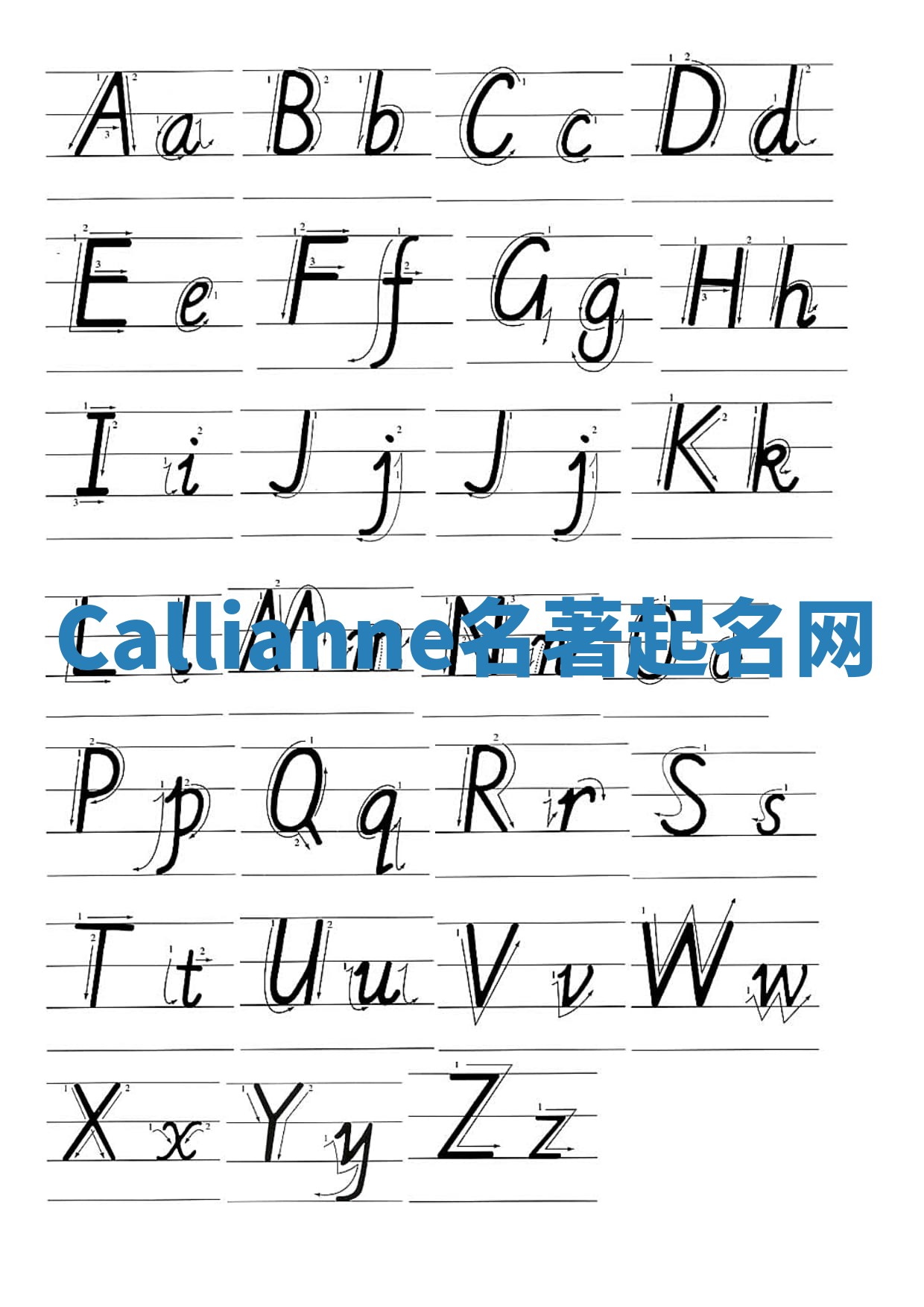 Callianne名著起名网