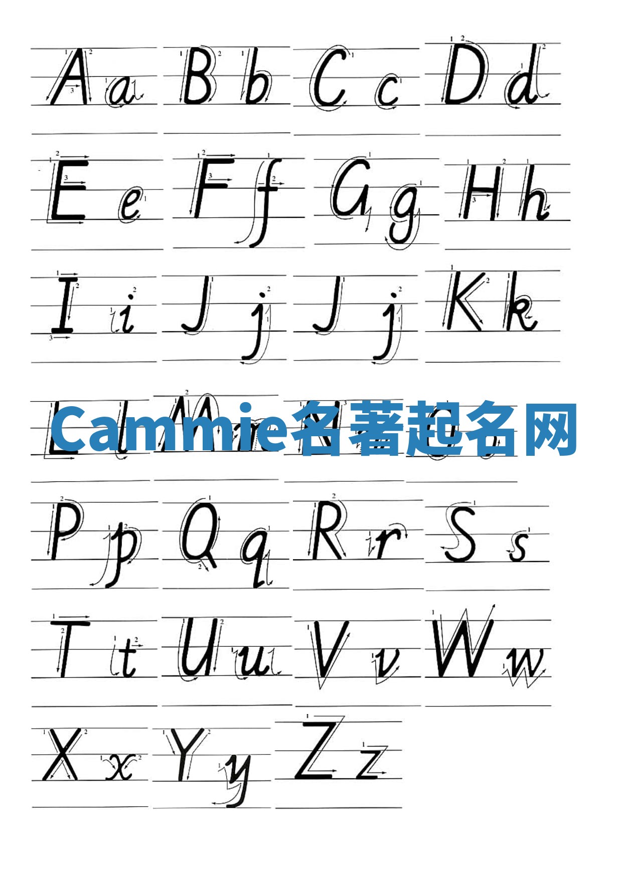 Cammie名著起名网