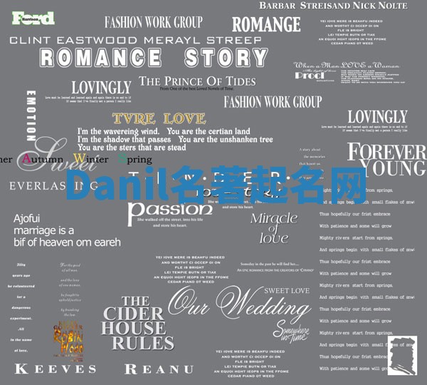 Danil名著起名网