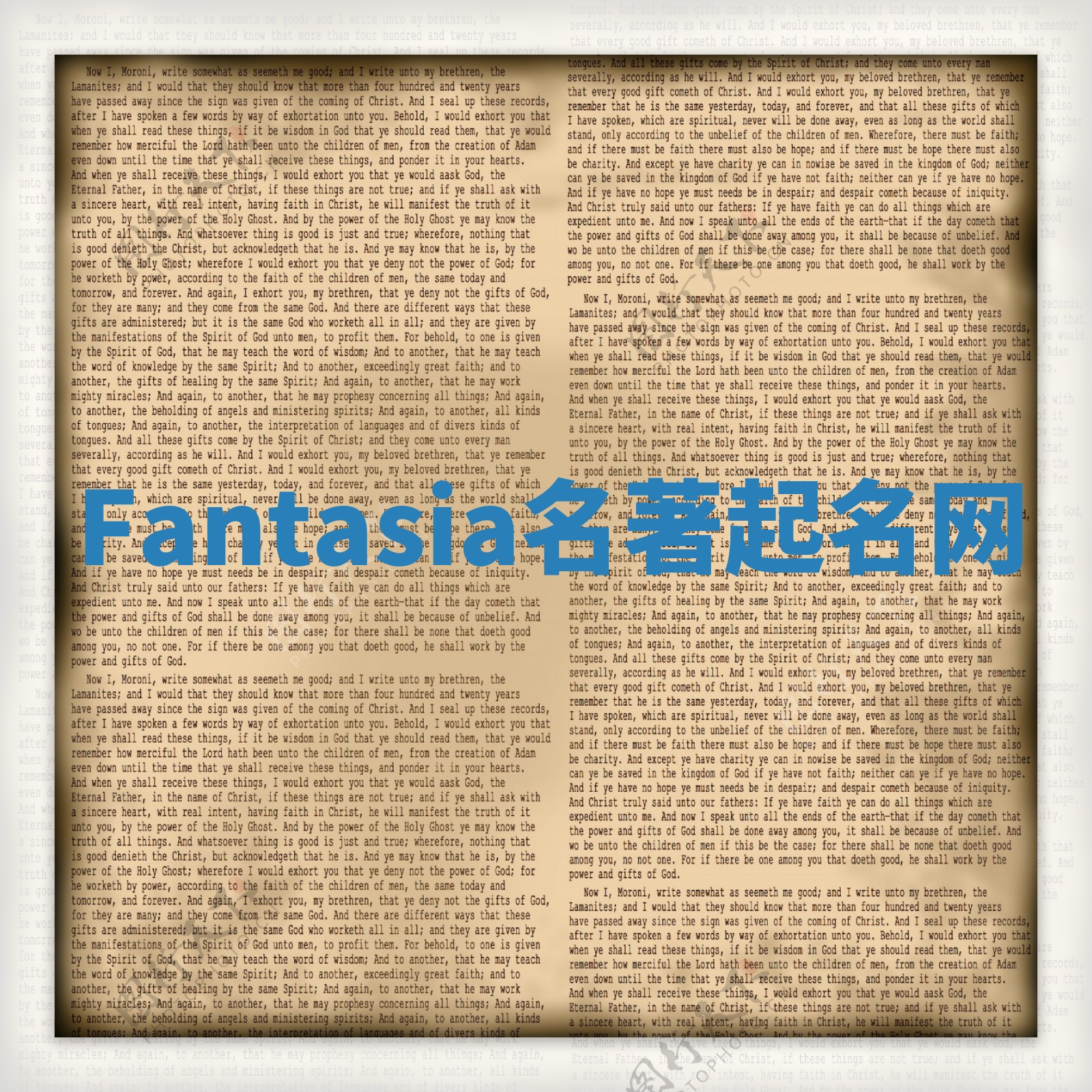 Fantasia名著起名网