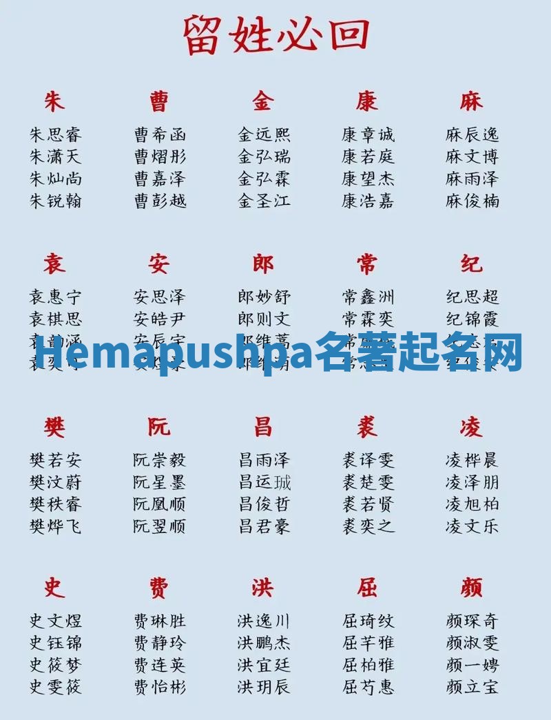 Hemapushpa名著起名网 Hemapushpa名著起名网