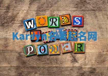 Karsyn名著起名网
