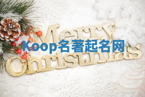 Koop名著起名网 Koop名著起名网