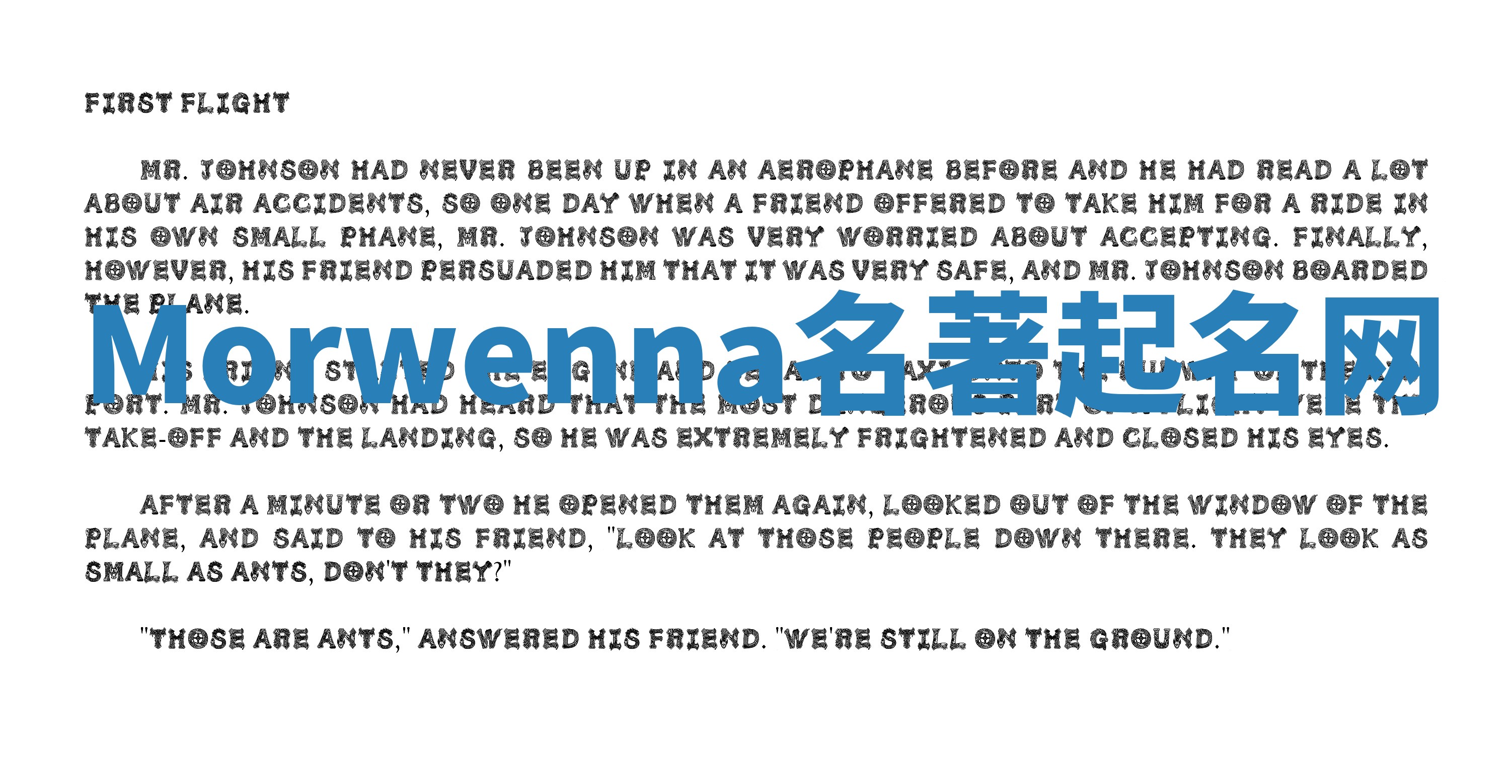 Morwenna名著起名网 Morwenna名著起名网