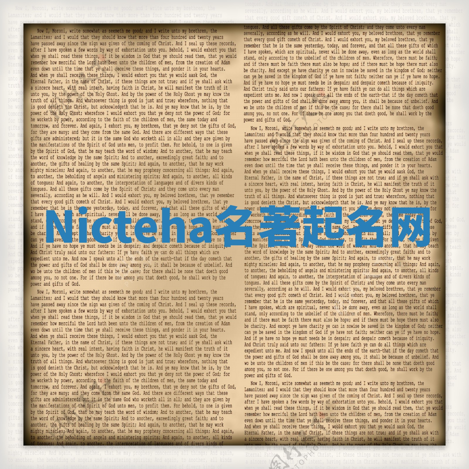 Nicteha名著起名网