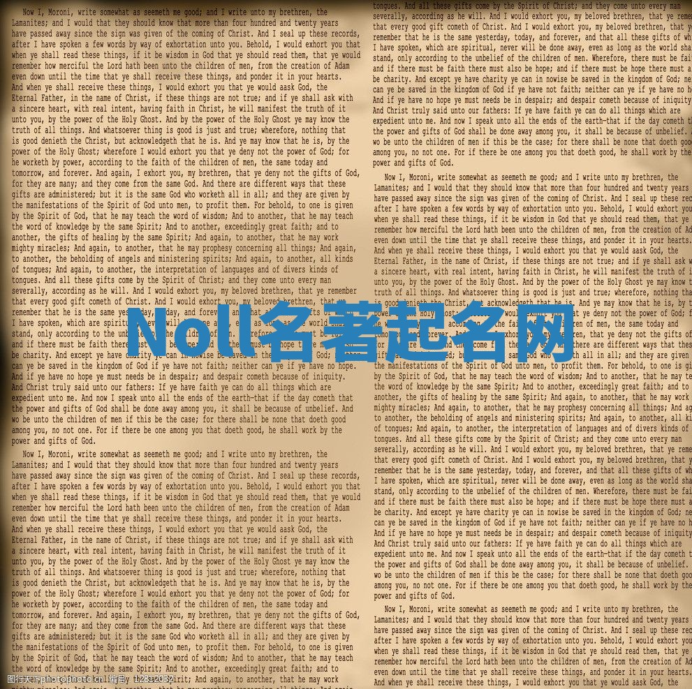 Noll名著起名网 Noll名著起名网