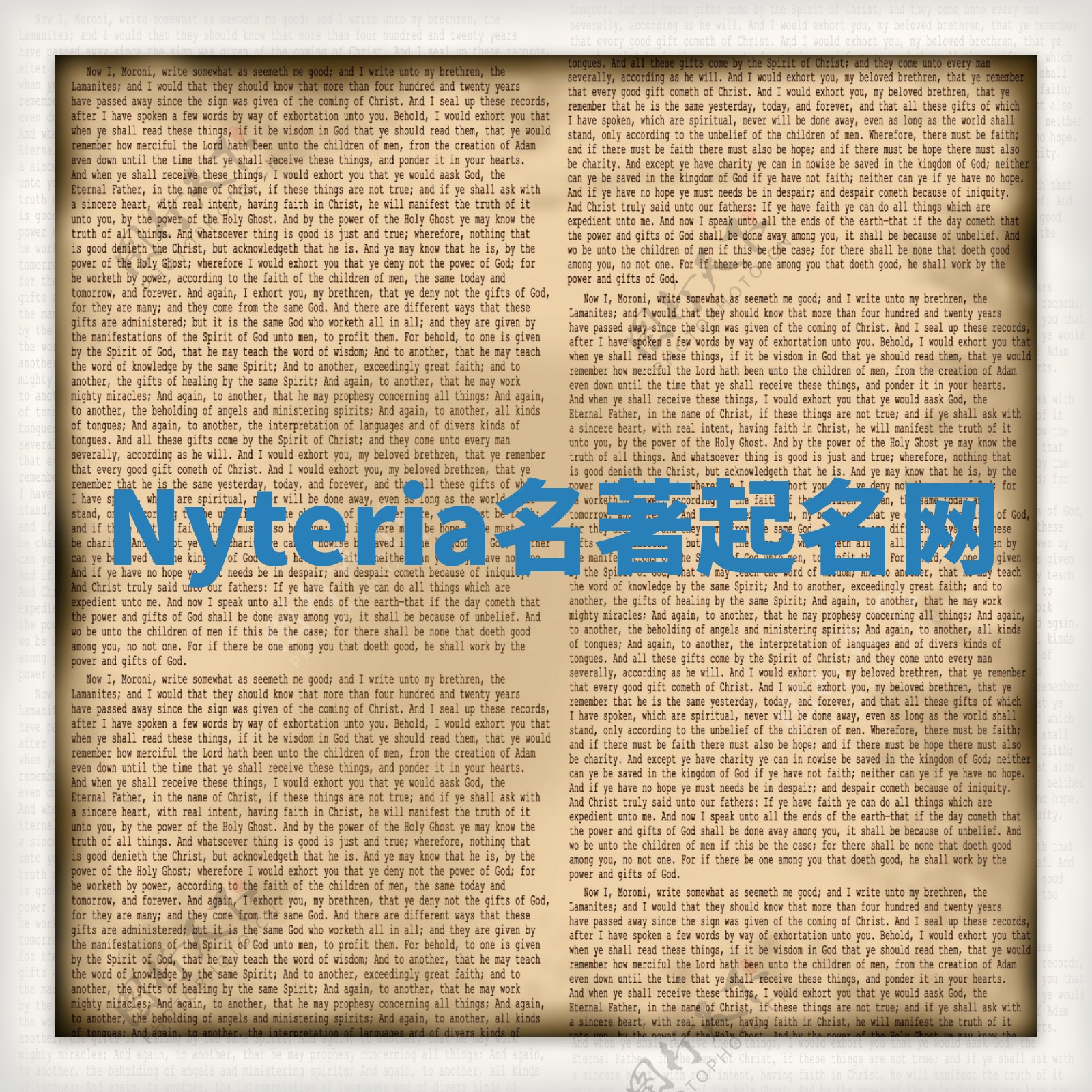 Nyteria名著起名网