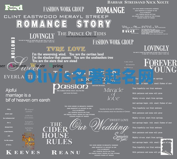 Olivis名著起名网