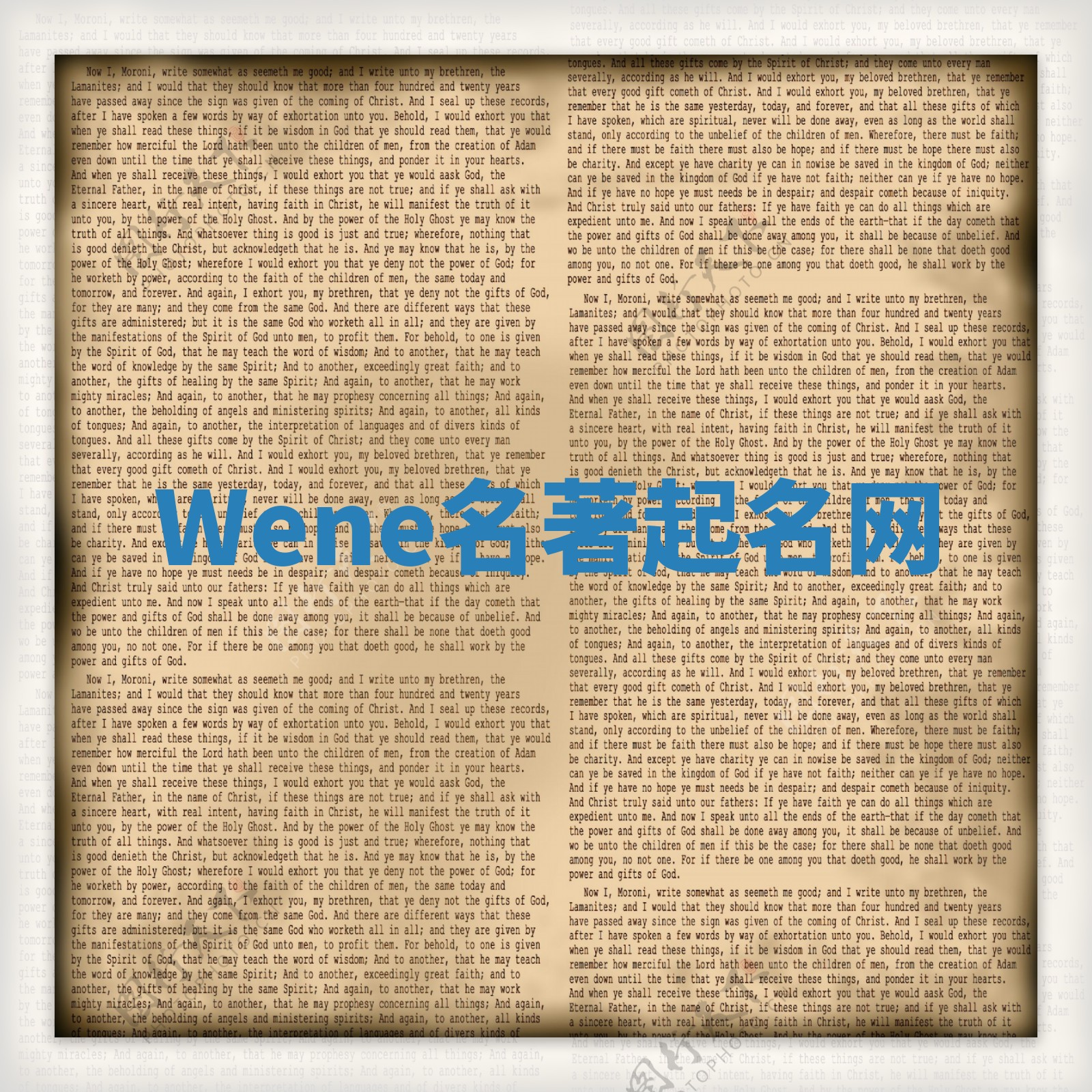 Wene名著起名网